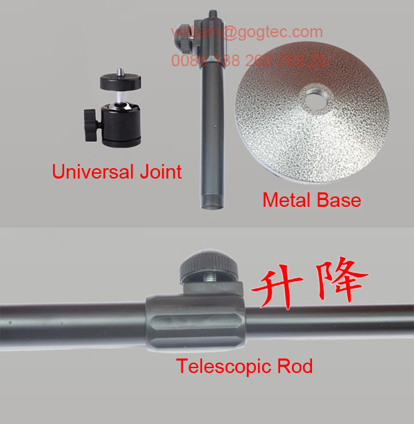 Table lamp shape mini pico portable projector bracket lift mount support universal head