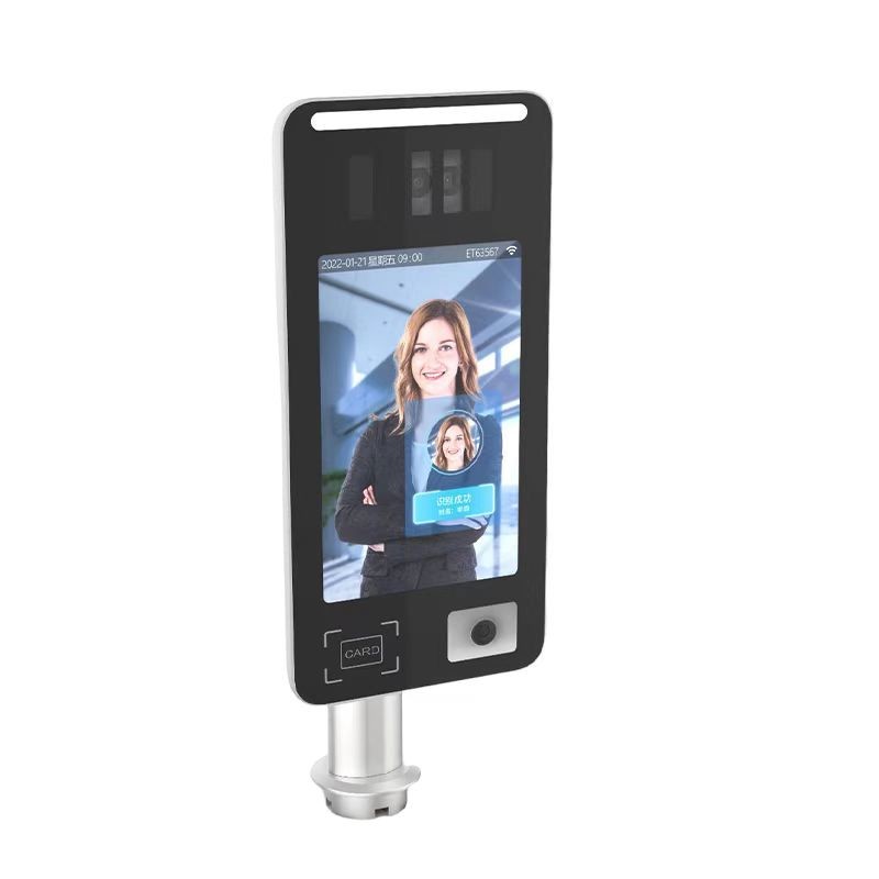 JP883 Desktop Iris Recognition 8-Inch Attendance and Access Control Biometric Face Scanner including USB 2.0 and built-in Wi-Fi/Bluetooth modules