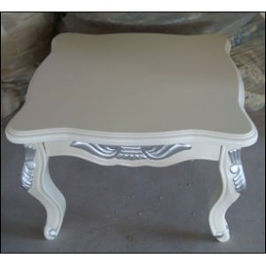 China luxury French style square wooden tea table on sale