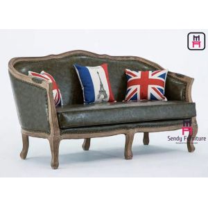 Classical French Style Commercial Booth Seating With Shapely Backrest And