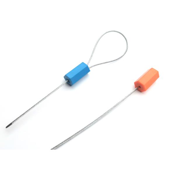 ABS Coated Cable Security Seal with 2.79 KN Tensile Strength and Pull Tight Locking Mechanism for Container Trucks