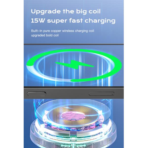 Effortless Charging and Unique Interior Design Magsafe Car Mount with Crystal Ambient Light Support ODM/OEM