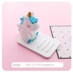 Cartoon Silicone Lazy Mobile Phone Holder Unicorn Car Desktop Multi-function