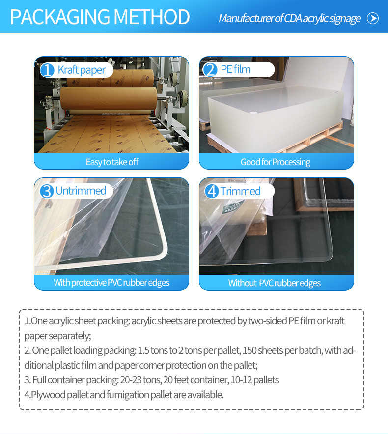 15mm Thick Tinted Plexi Colorful Acrylic Sheets Plastic Sheet For Signage