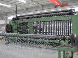 China 80x100mm Gabion Mesh Weaving Machine / Galvanized Gabion Box Making Machine wholesale