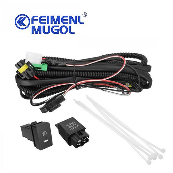 Quality H11 Wiring Harness Sockets Wire LED Indicators Switch fog light wire harness 1x GREAT WALL Hover M4 for sale