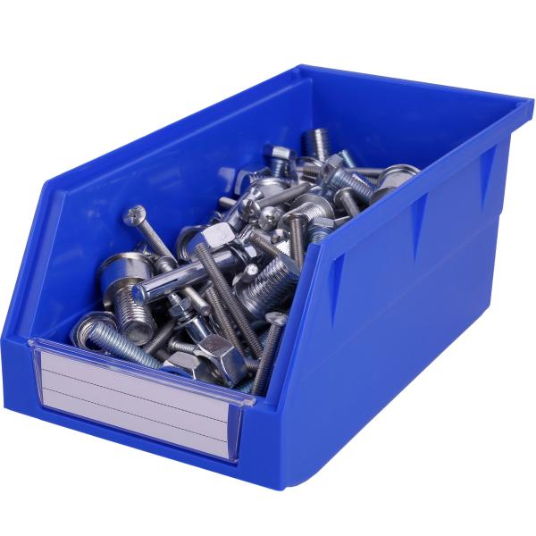 Quality Plastic Storage Organizer Box Customized Color Hanging Bins for Shelf Picking Bins for sale