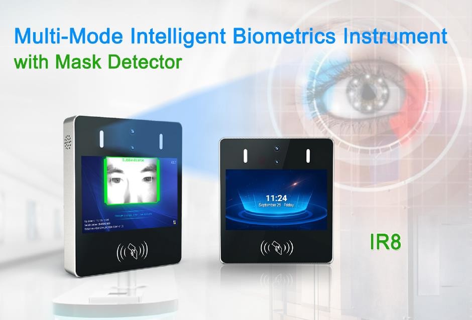 Biometrics Facial Recognition Access Control System Mask Detect Function