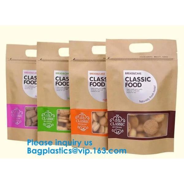 Resealable Zipper Lock Aluminum Foil Flat Bottom Side Gusset Pouch Bag For Packing Whey Protein Powder