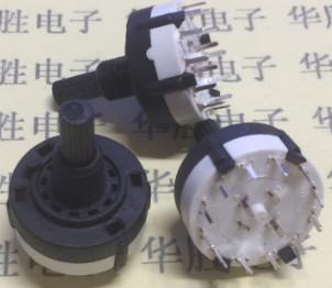 Quality 12 step switch potentiometer band switch potentiometer rotary switch 1 knife 12 stalls for sale