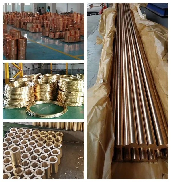 High Pure Copper Alloy Round Bar Brass Rod Red C1011 C1020 C17200