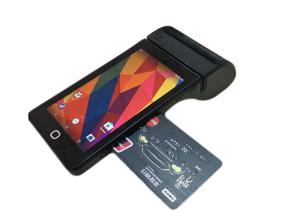 China Handheld Touch Screen POS Terminal Wireless Credit Card Machine With Built-in Printer wholesale