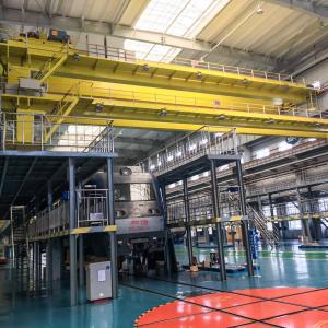 China 80-100 Ton European Style Winch Trolley Double Girder Bridge Crane IP55 on sale