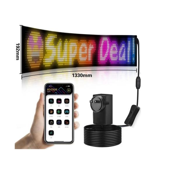 Car Window LED Digital Display Screen Multi-Function Programmable Advertising