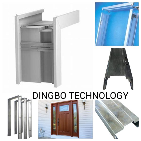 Aluminum Sheet Door Frame Roll Forming Machine V Grooving Machine 4mm Sheet Metal