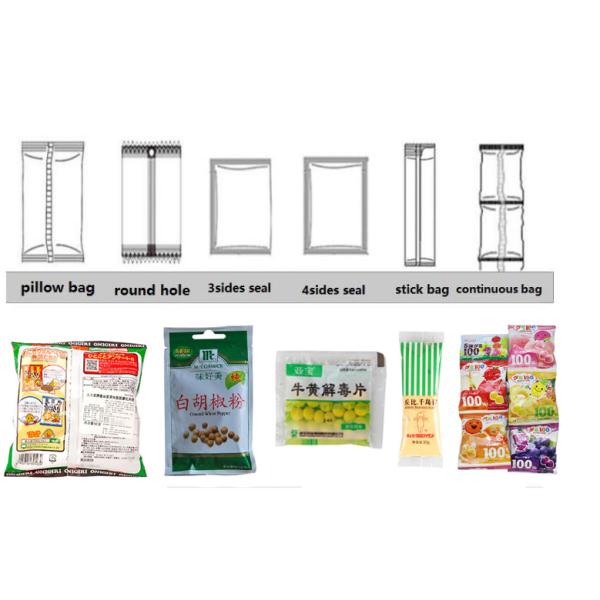 30-80 bag/min Salt Sachet Packing Machine With Fault Display System