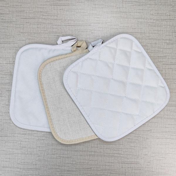 Customizable Printable Sublimation Oven Gloves Kitchen Oven Mitts With Black Edge