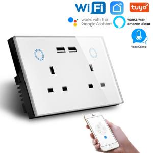 China 802.11bgn Smart Plug Socket SmartLife Wifi Smart Touch Switch wholesale