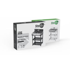 Manual Ignition Knob 5 Plate Gas Stove Heat Resistant Fuel Efficiency Five