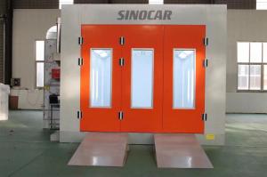 Vehicle Automotive Paint Booth Equipment With Three Offs Sheet Metal Front Door