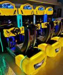 3D Video Outrun Racing Car Game Machine With Coin Operated Playing Attractive
