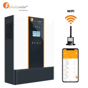 Best Price 3kva/5kva 24v/48v 230vac pure sine wave hybrid solar power inverter built in mppt solar controller 100A