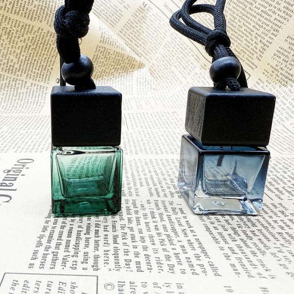8ml Square Car Perfume Aromatherapy Essential Oil Diffuser Vent Perfumes Bottles