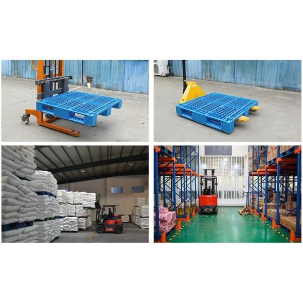Cold Racking Plastic Shipping Pallets Forklift Plastic Black Pallets