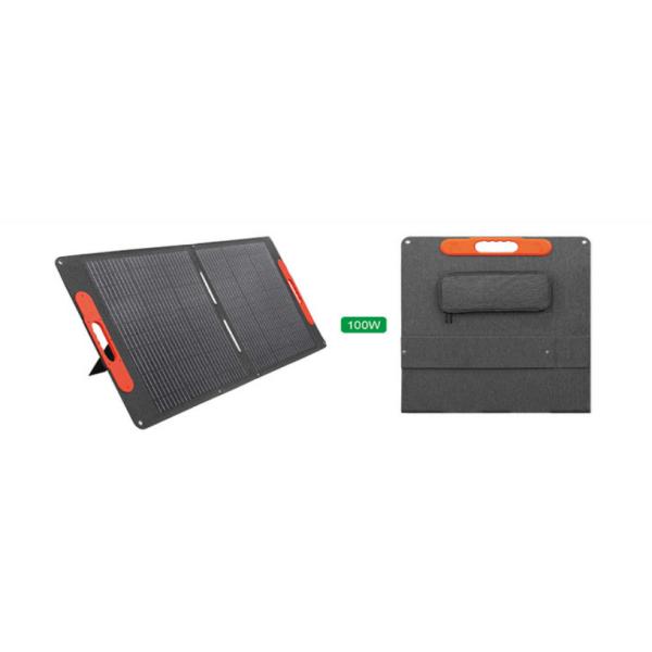 100W Portable Solar Panels ETFE Surface Waterproof For Solar Generator Power