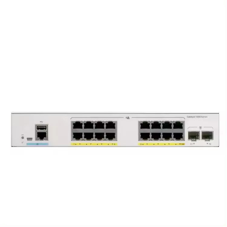 Private Mold C1000-16P-2G-L Gigabit Switch with QoS Function Original 16 Port Network
