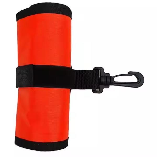 Bright Orange Closed Bottom Diving Surface Marker Buoy For Drifting Snorkeling
