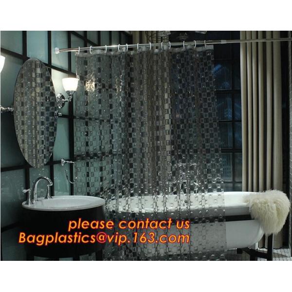 Stripe Hotel White Polyester Jacquard Shower Curtain,180x180cm maple leaf PEVA theme bathroom accessories shower curtain