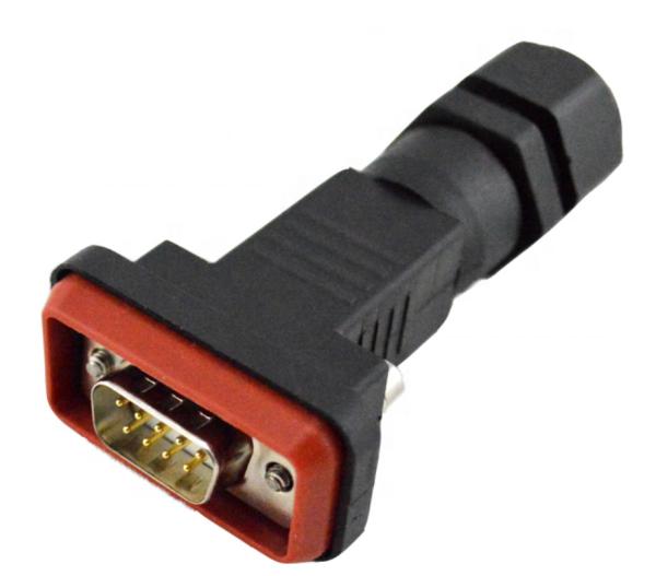 Quality Assembly Waterproof With Screw Locking DB9 Male D Sub Amp Ip67 Connector for sale