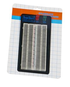 China Clear ABS Plastic Solderless Breadboard with 2 Binding Posts wholesale