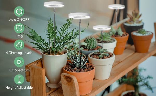 500lm Full Spectrum Grow Light Indoor Garden LED Plant Grow Lamp