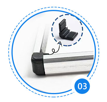 Modern Design Home Office and Hotel Double Glass Insulating Glass Corner Protector