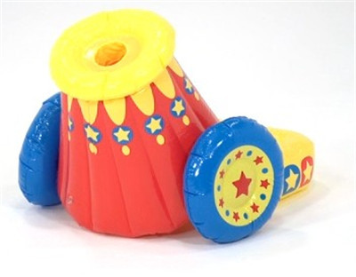 China PVC inflatable ball cannon toy for kids wholesale