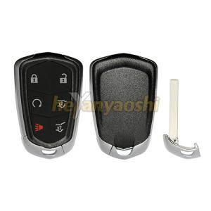China Cadillac 6 Buttons Smart Key Shell Replacement With Emergency Key Insert wholesale