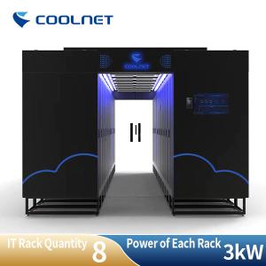 China Modular Data Center With In Row Air Conditioning Closed Cold Aisle Solution wholesale