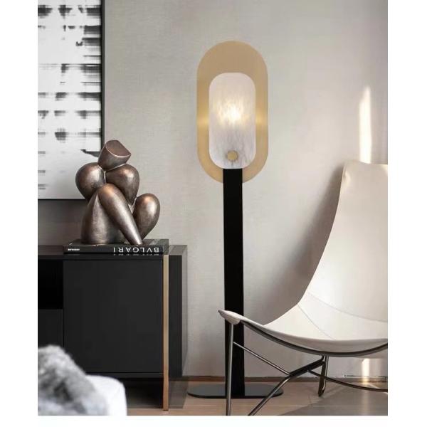 Creative Golden Office Reading Lamp Marble Shade Guzhen Led Table Lamp