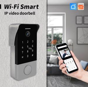 China TCP/IP WiFi Home Security Metal Video Doorbell IP Doorbell Support Smartphone Remote Unlock Control wholesale
