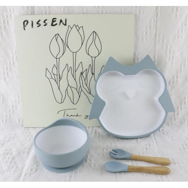 BPA Free Infant Silicone Feeding Plate Waterproof With Suction Bottom