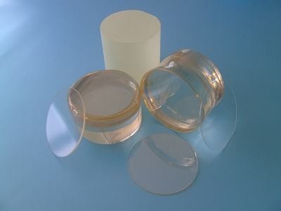 2 Inch To 8 Inch Piezoelectric Wafer LN LT Quartz With Laser Marking