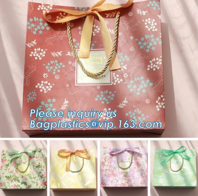 violet printing shopping bags by handmade,Gift shopping luxury carrier Bag Direct Manufacture Paper Bag logo Printing
