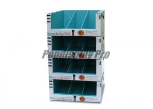 China Structural Recycling Cardboard Pallet Display , 4 Stacked Tray Quarter Pallet Display wholesale