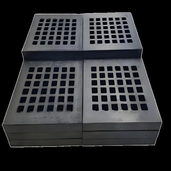 Quality Durable Black Color 40mm Thickness Rubber Screen Panel For Mining Vibrating Screens for sale