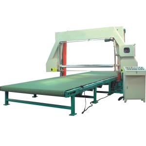 China 0-25m / Min Horizontal Cutting Machine , Sponge Cutting Machine With Vacuum wholesale