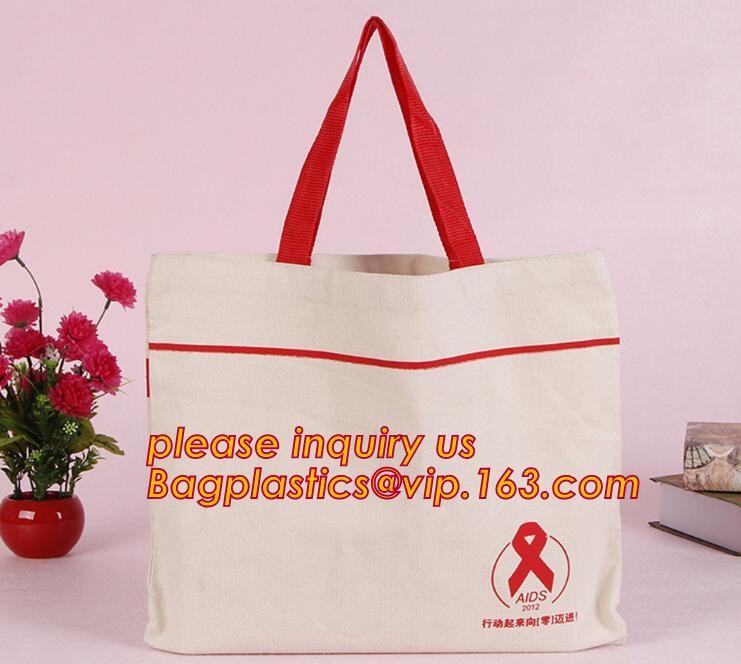 Custom silk screen printed Cotton material handle style blank natural cotton canvas bag without logo bagplastics bagease