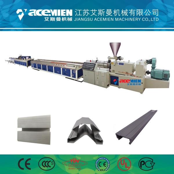 Quality PVC Wood Plastic Composite Production Line Automatically High Speed 380 V for sale