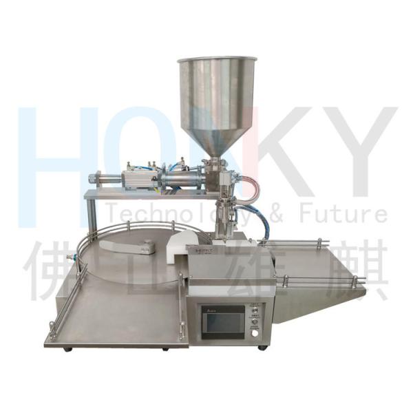 Skin Lightening Cream Jar Desktop Filling Machine Automtaic 30bpm